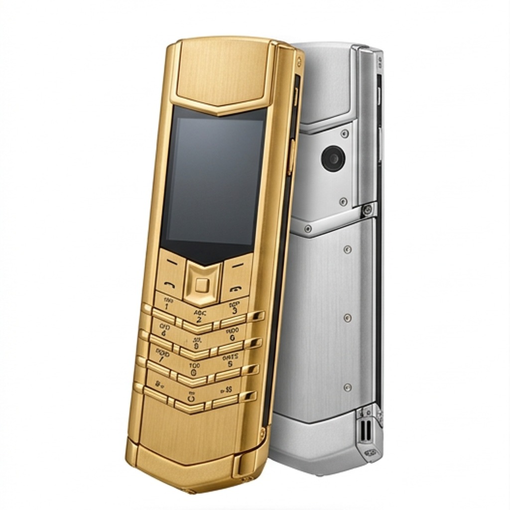 Gold Keypad Phone