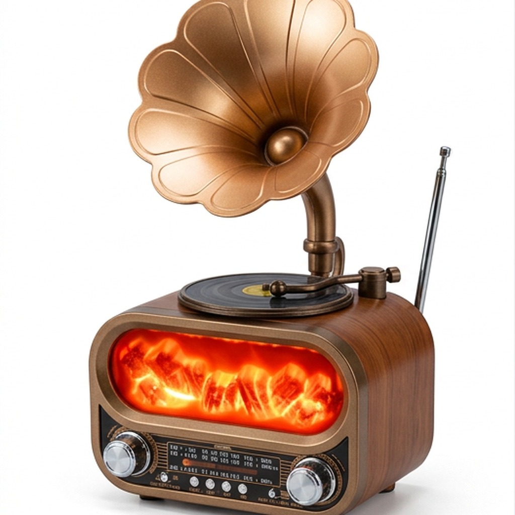 Vintage Gramophone-style Speaker
